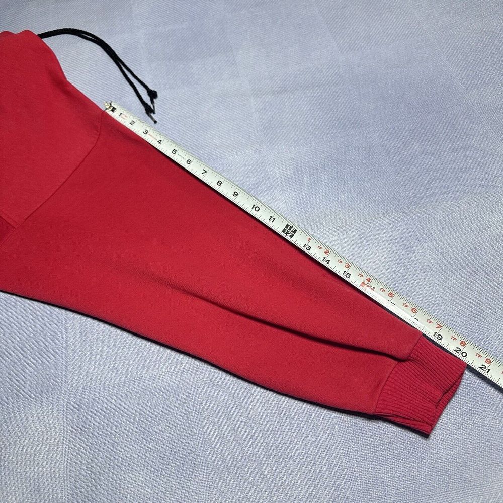 Vintage 1990s Black Red Bulls Colorway Lightweight Mock Neck Sweater Size Large - Picture 16 of 16